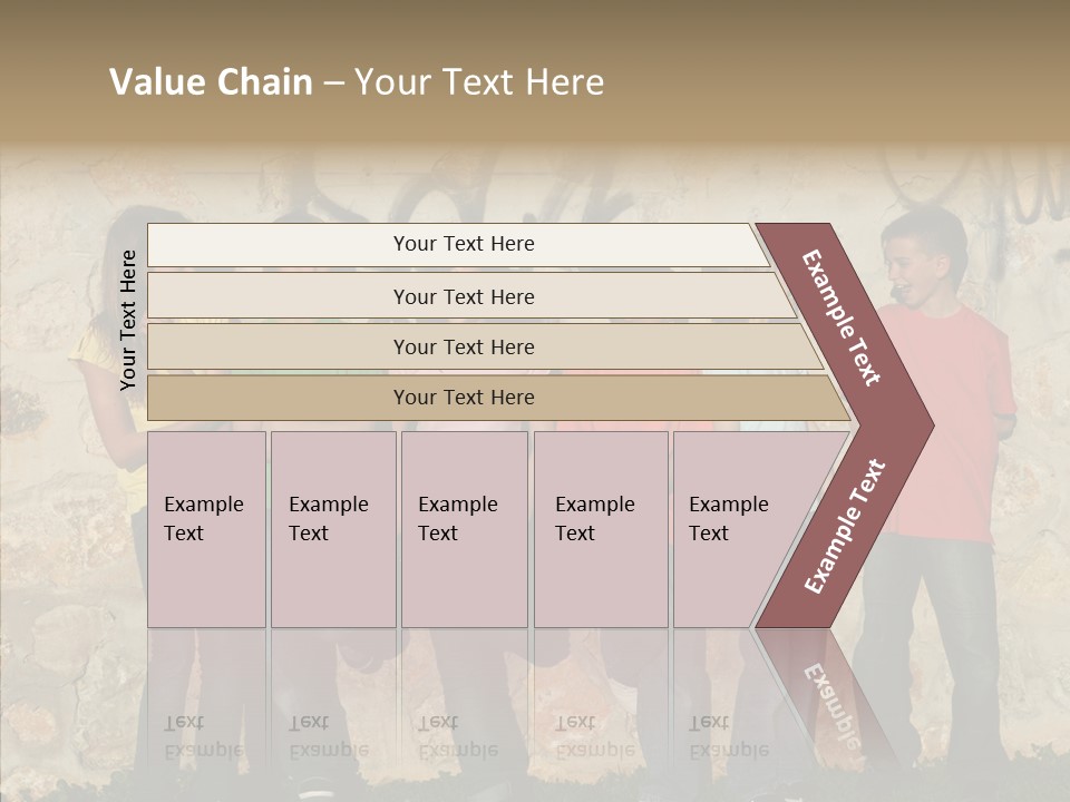 Young Closeup Women PowerPoint Template