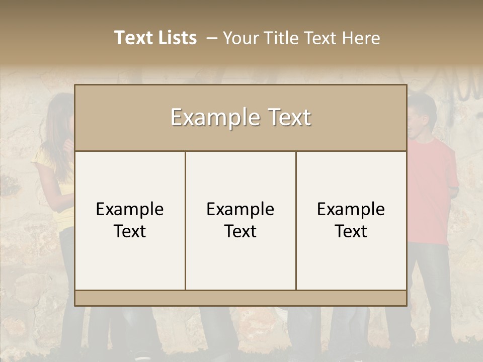 Young Closeup Women PowerPoint Template