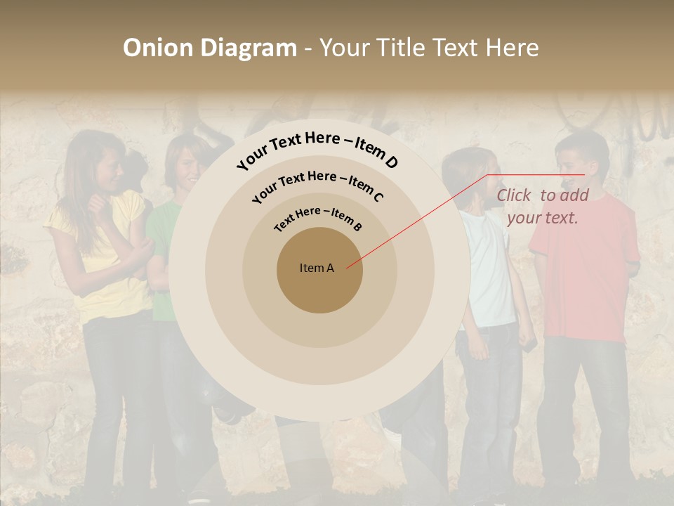 Young Closeup Women PowerPoint Template