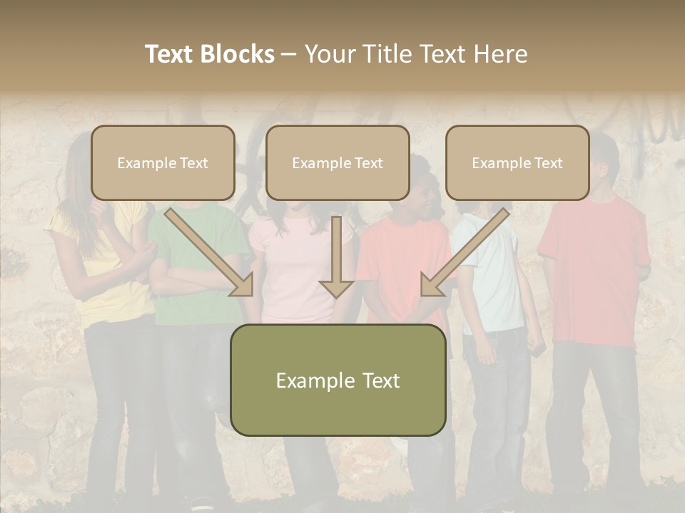 Young Closeup Women PowerPoint Template