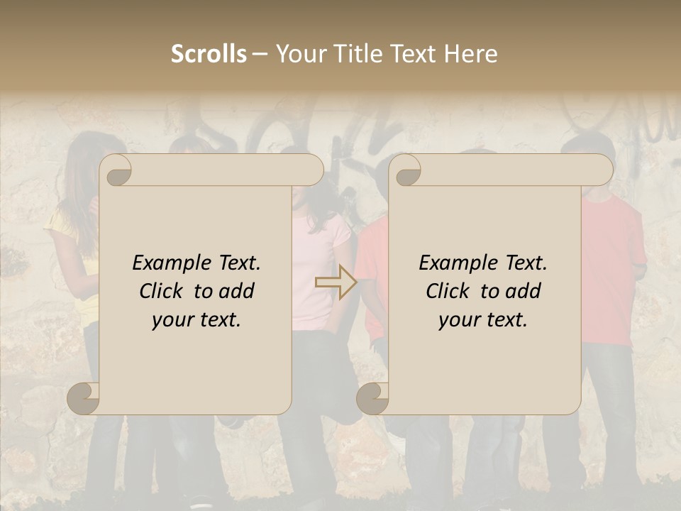 Young Closeup Women PowerPoint Template