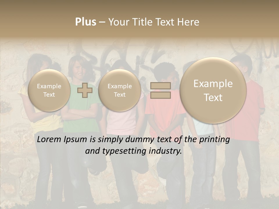 Young Closeup Women PowerPoint Template