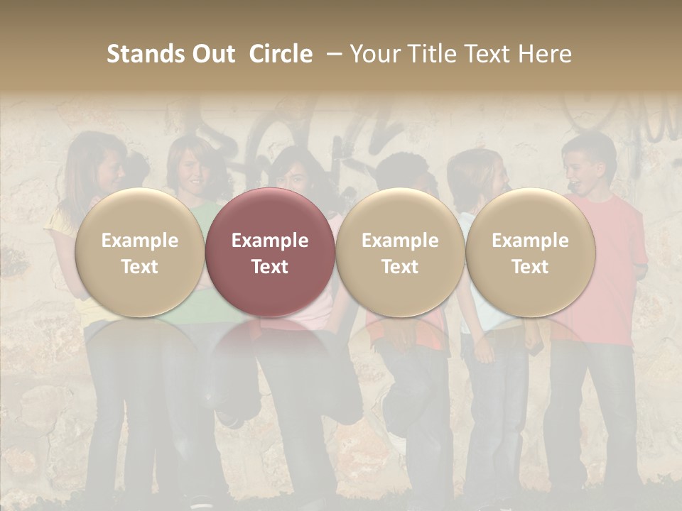 Young Closeup Women PowerPoint Template