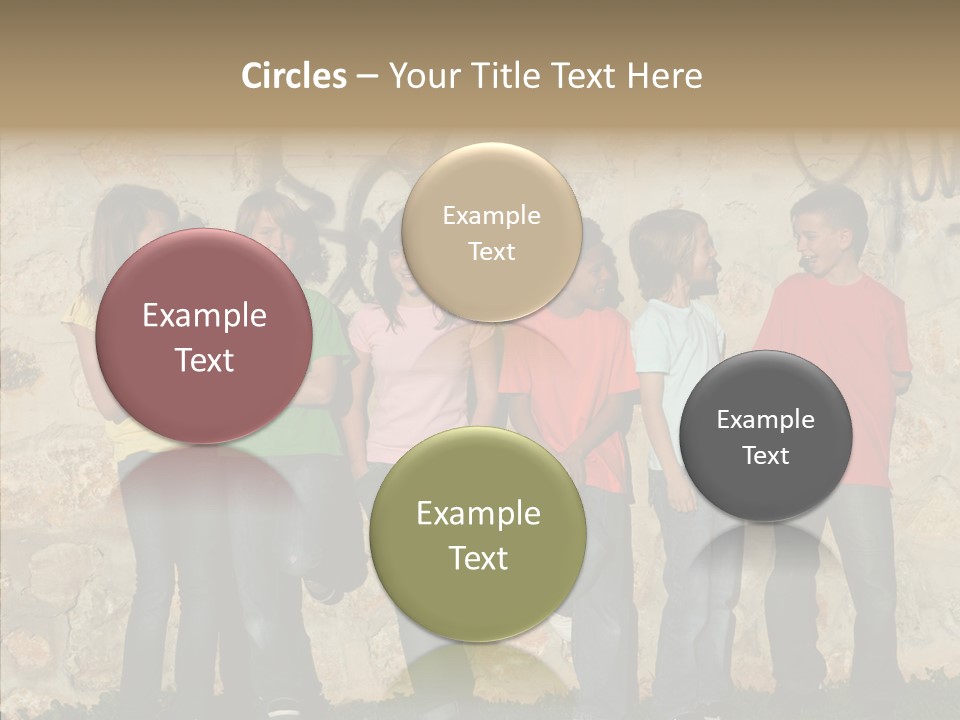 Young Closeup Women PowerPoint Template