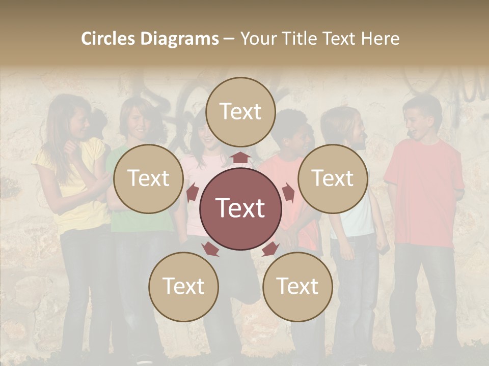 Young Closeup Women PowerPoint Template