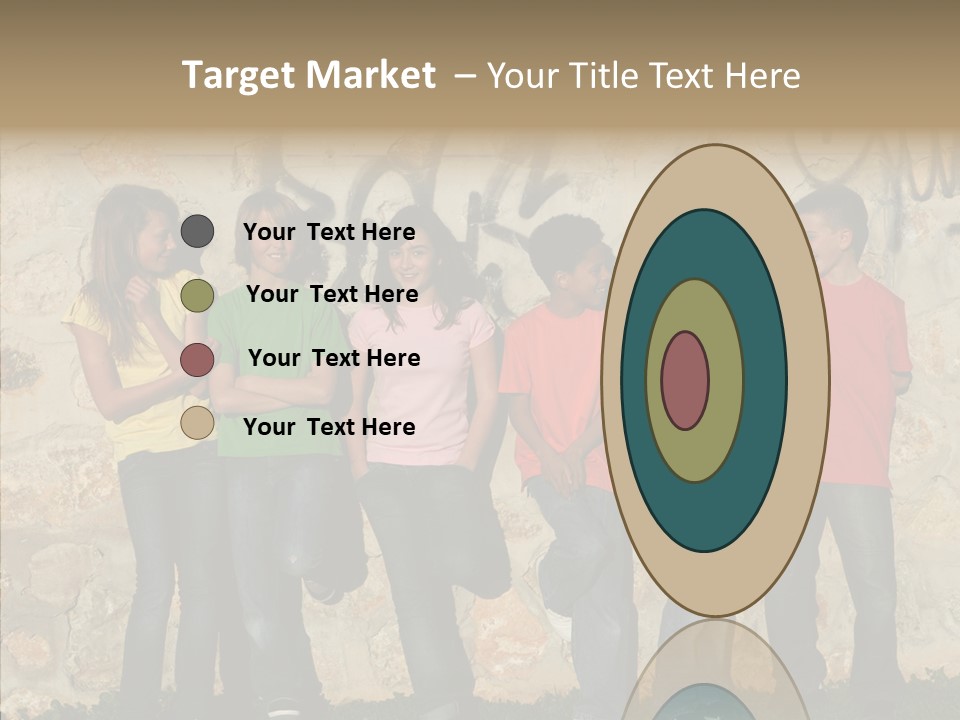 Young Closeup Women PowerPoint Template