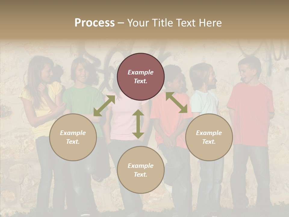 Young Closeup Women PowerPoint Template