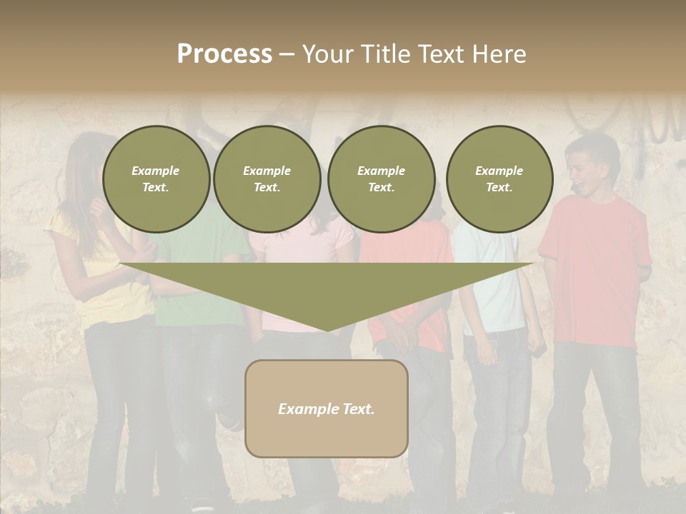 Young Closeup Women PowerPoint Template