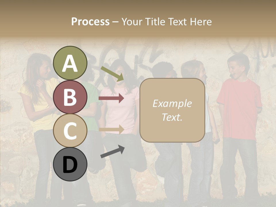 Young Closeup Women PowerPoint Template