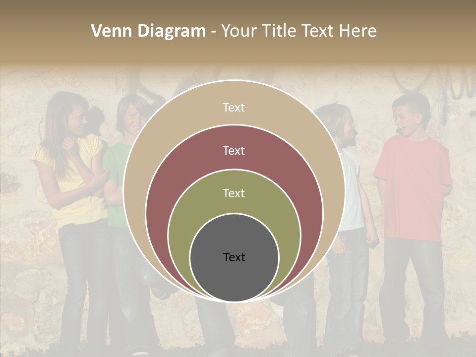 Young Closeup Women PowerPoint Template