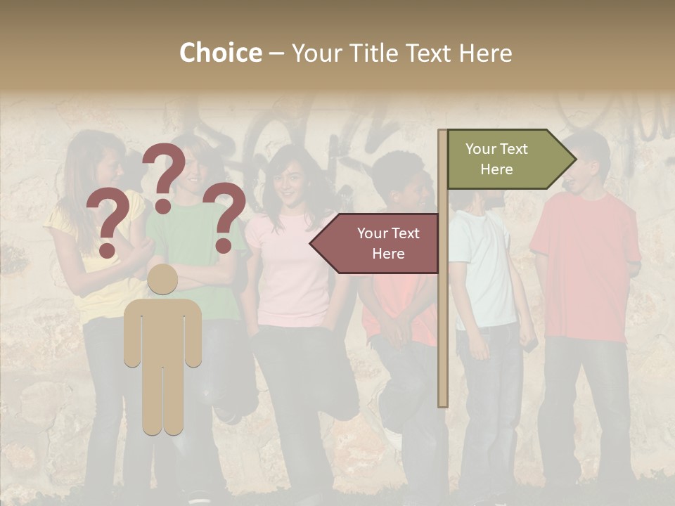 Young Closeup Women PowerPoint Template