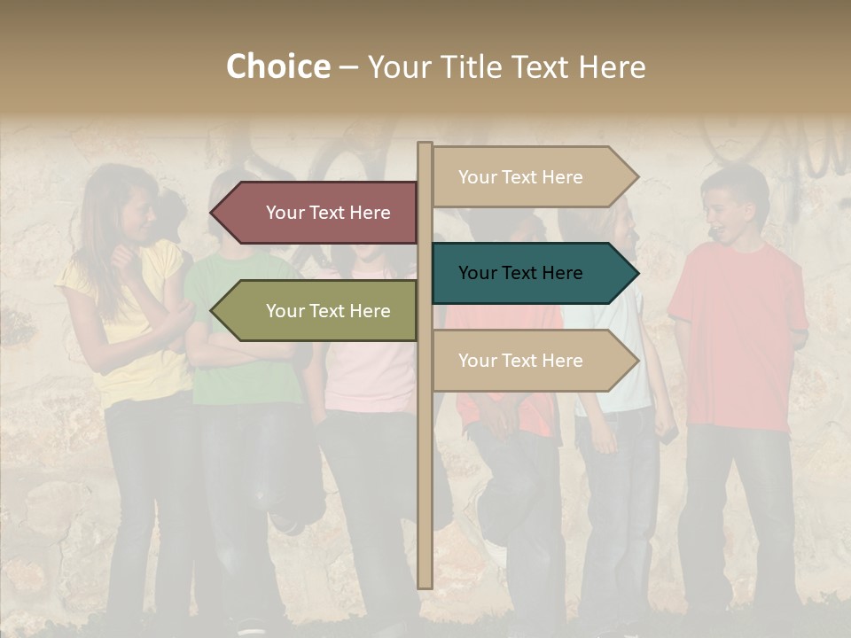 Young Closeup Women PowerPoint Template