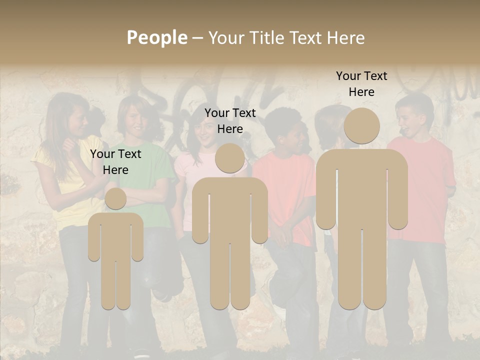 Young Closeup Women PowerPoint Template