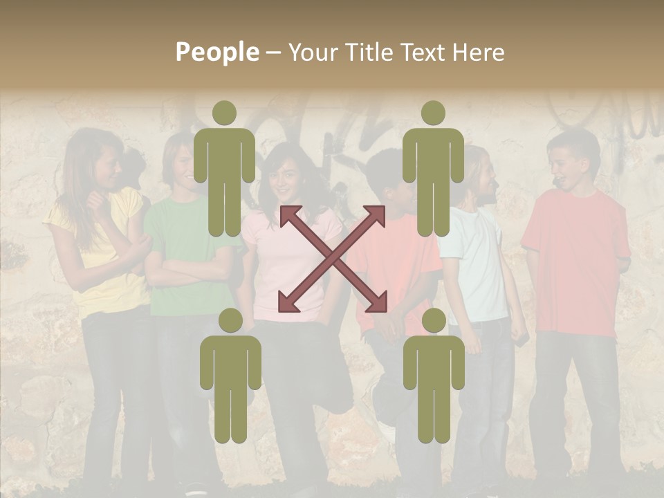 Young Closeup Women PowerPoint Template