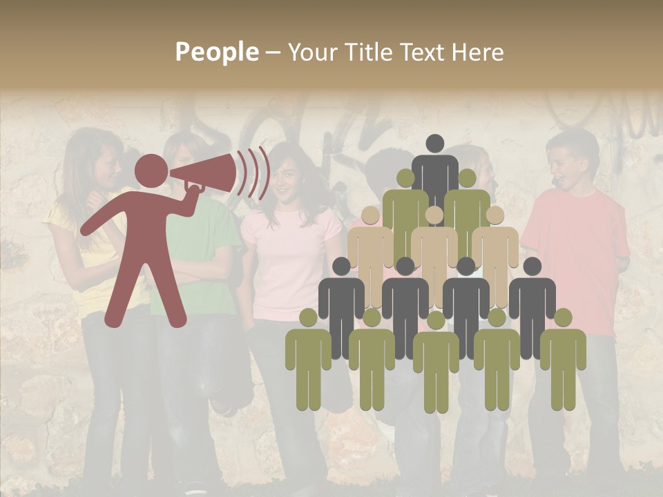 Young Closeup Women PowerPoint Template