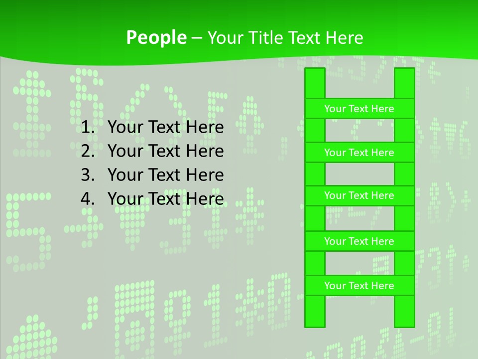 Senior  Finger Two PowerPoint Template