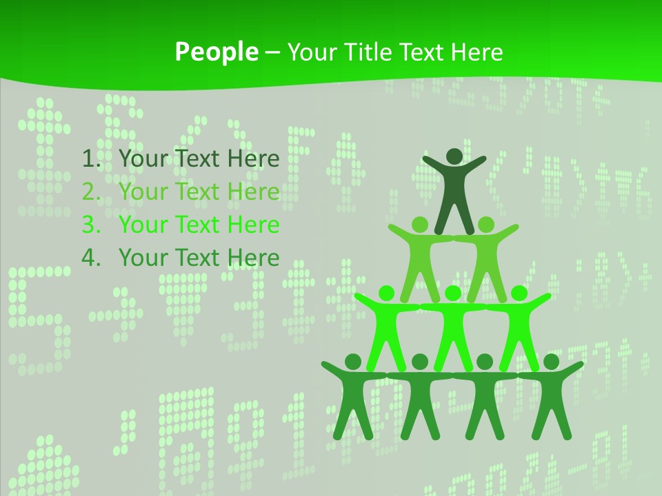 Senior  Finger Two PowerPoint Template