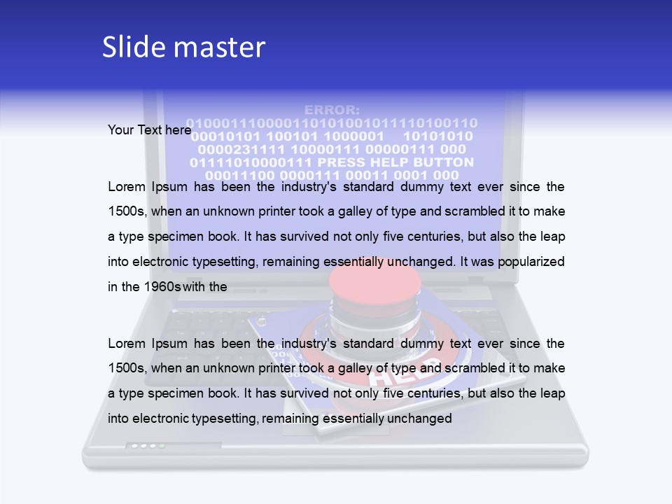 Togetherness Touching Caregiver PowerPoint Template