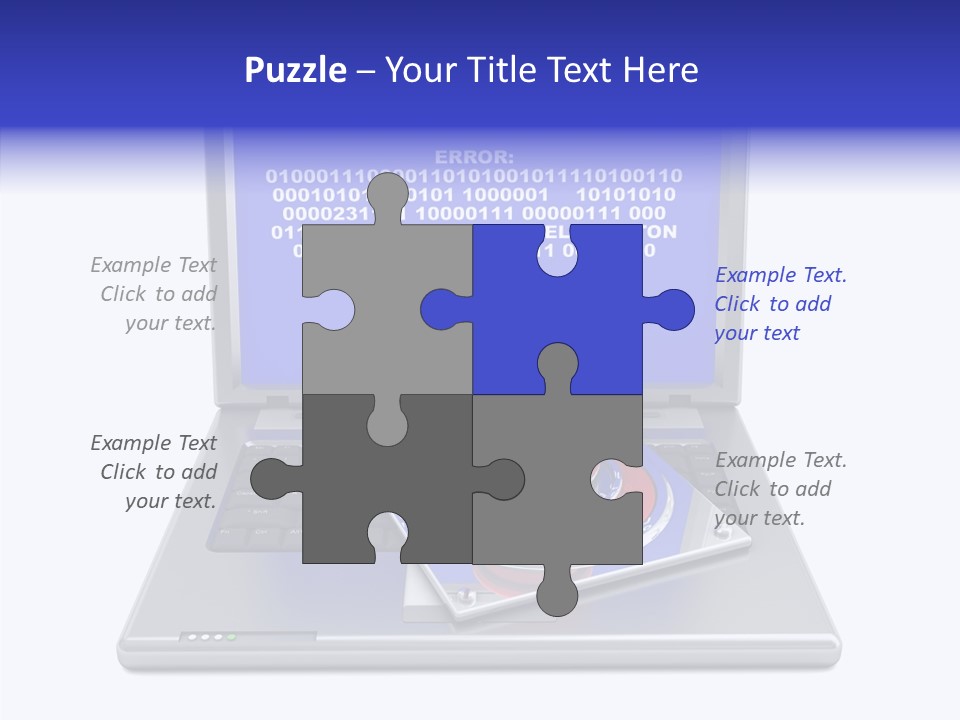 Togetherness Touching Caregiver PowerPoint Template