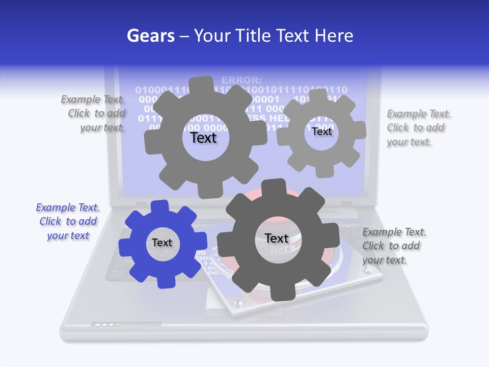 Togetherness Touching Caregiver PowerPoint Template