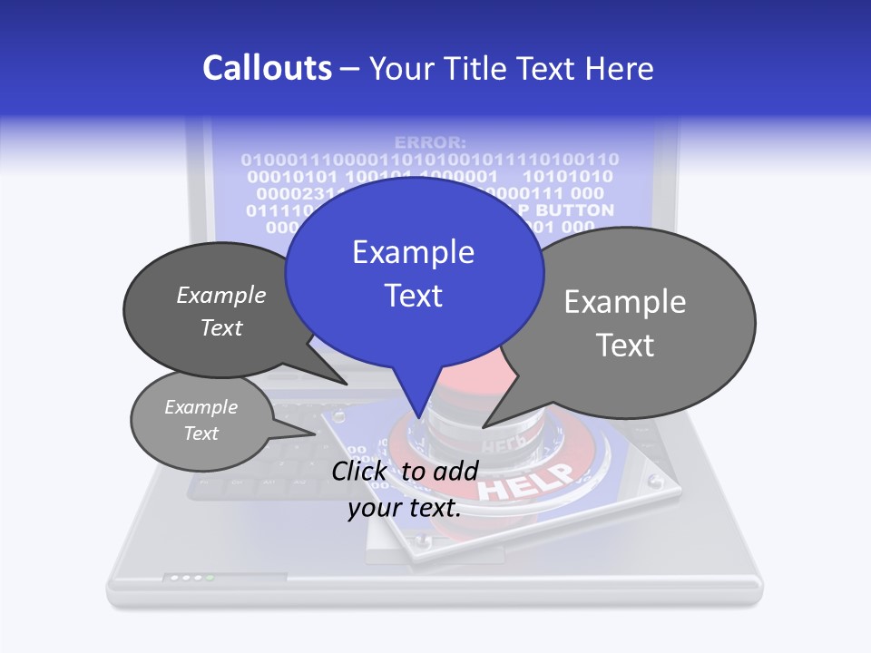 Togetherness Touching Caregiver PowerPoint Template