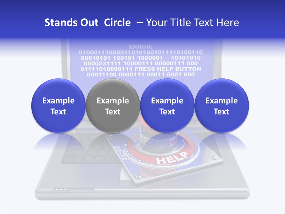 Togetherness Touching Caregiver PowerPoint Template