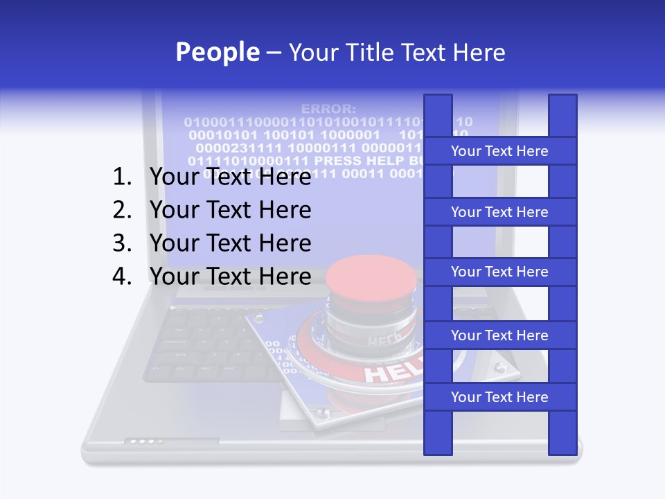 Togetherness Touching Caregiver PowerPoint Template