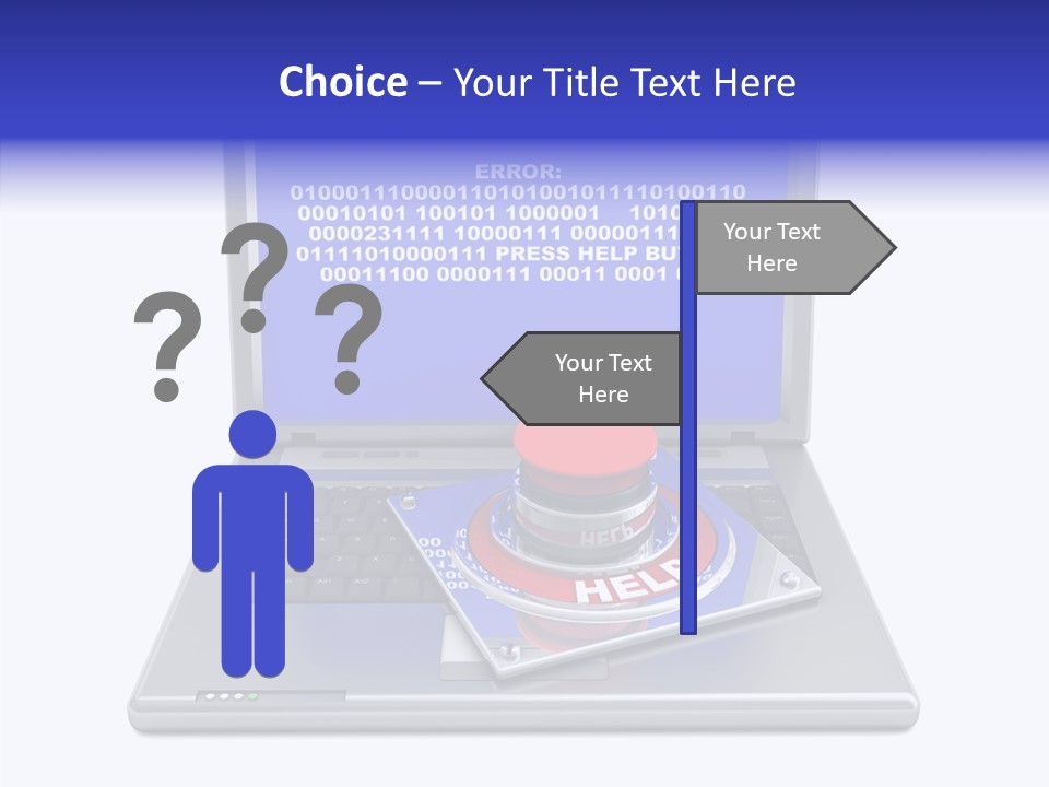 Togetherness Touching Caregiver PowerPoint Template