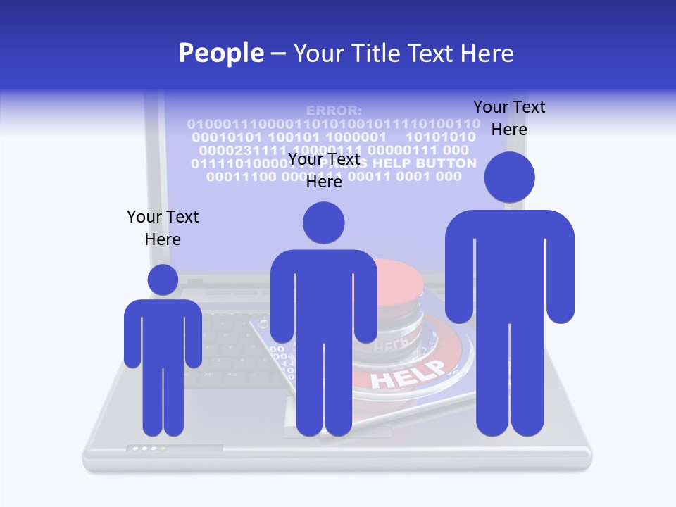 Togetherness Touching Caregiver PowerPoint Template