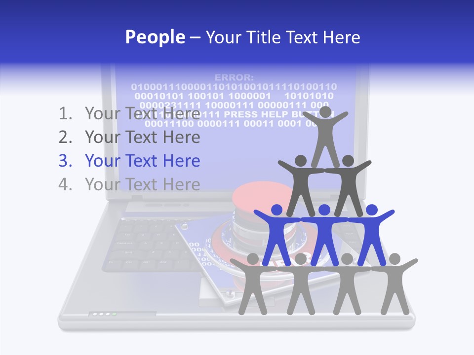 Togetherness Touching Caregiver PowerPoint Template