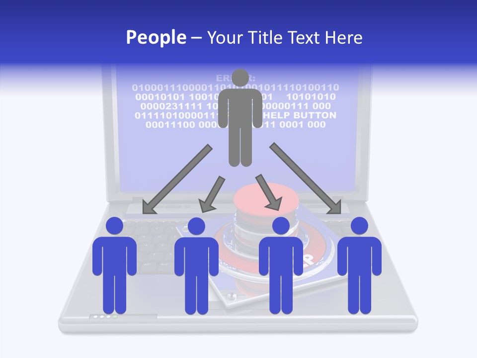 Togetherness Touching Caregiver PowerPoint Template