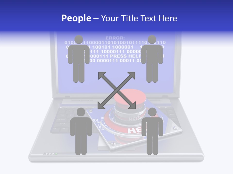 Togetherness Touching Caregiver PowerPoint Template