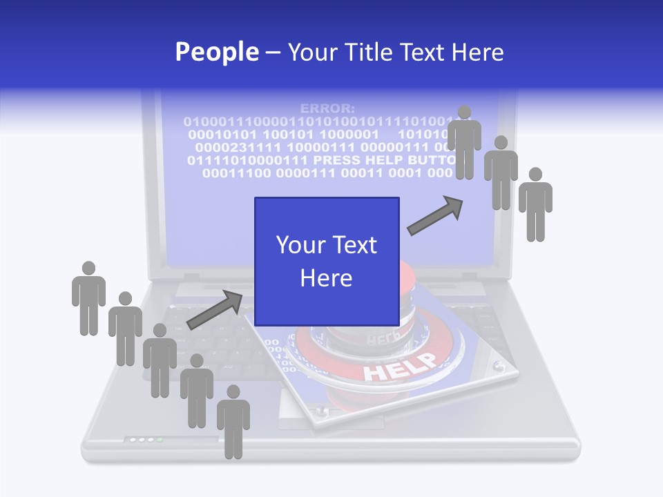 Togetherness Touching Caregiver PowerPoint Template