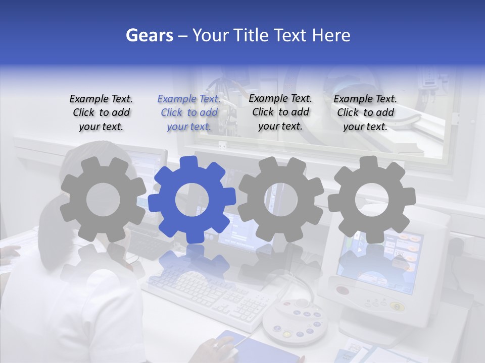 Assistance Hand White Background PowerPoint Template