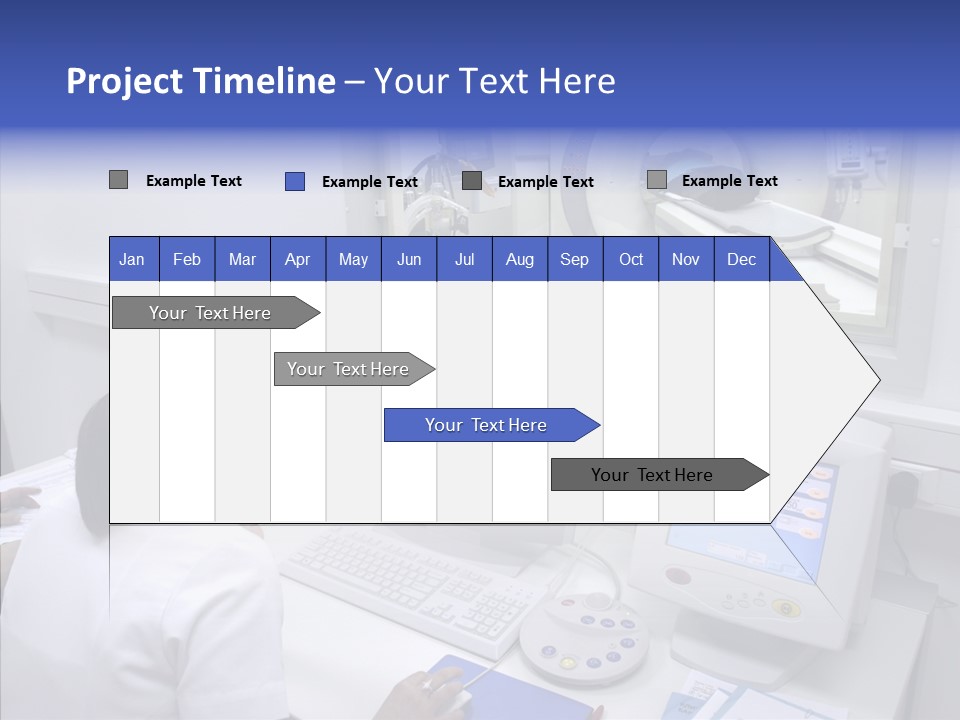 Assistance Hand White Background PowerPoint Template