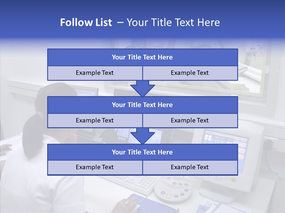 Assistance Hand White Background PowerPoint Template