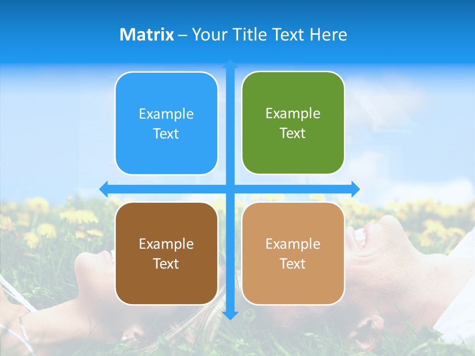Finger Women Holding Hands PowerPoint Template