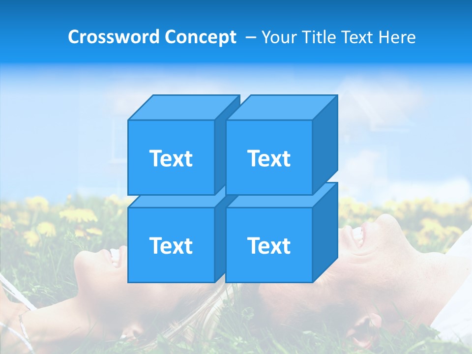 Finger Women Holding Hands PowerPoint Template