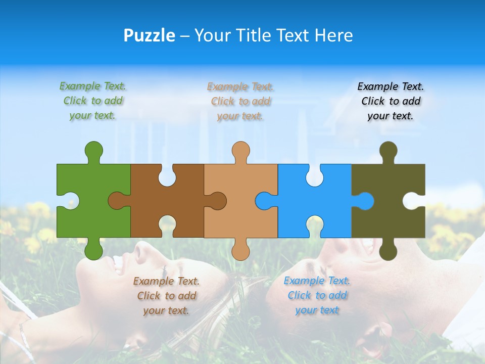 Finger Women Holding Hands PowerPoint Template