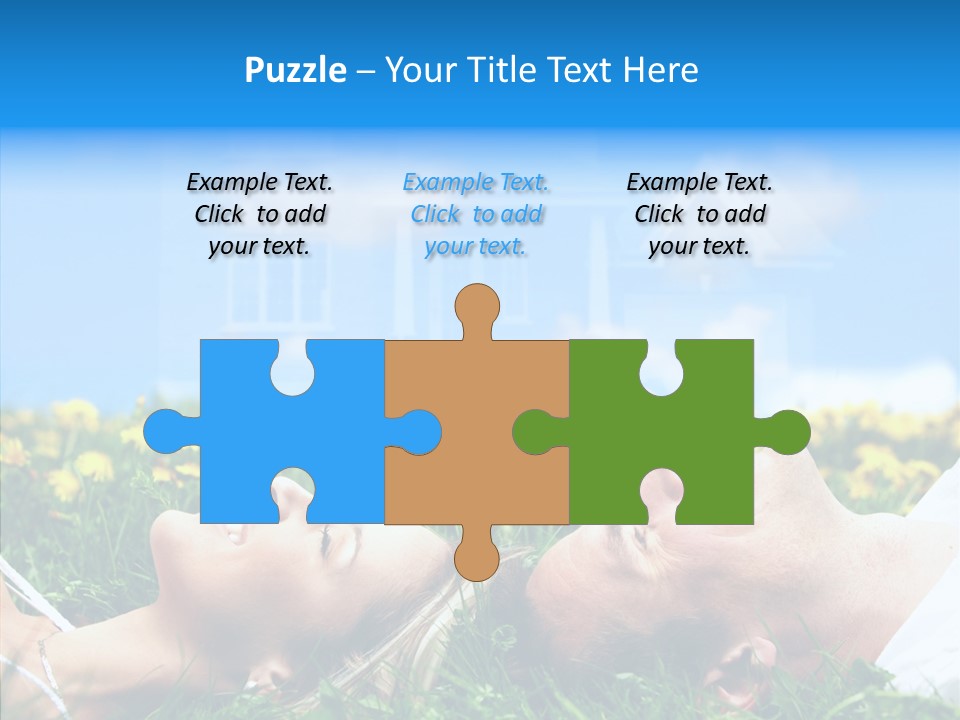 Finger Women Holding Hands PowerPoint Template