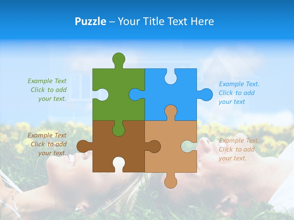 Finger Women Holding Hands PowerPoint Template