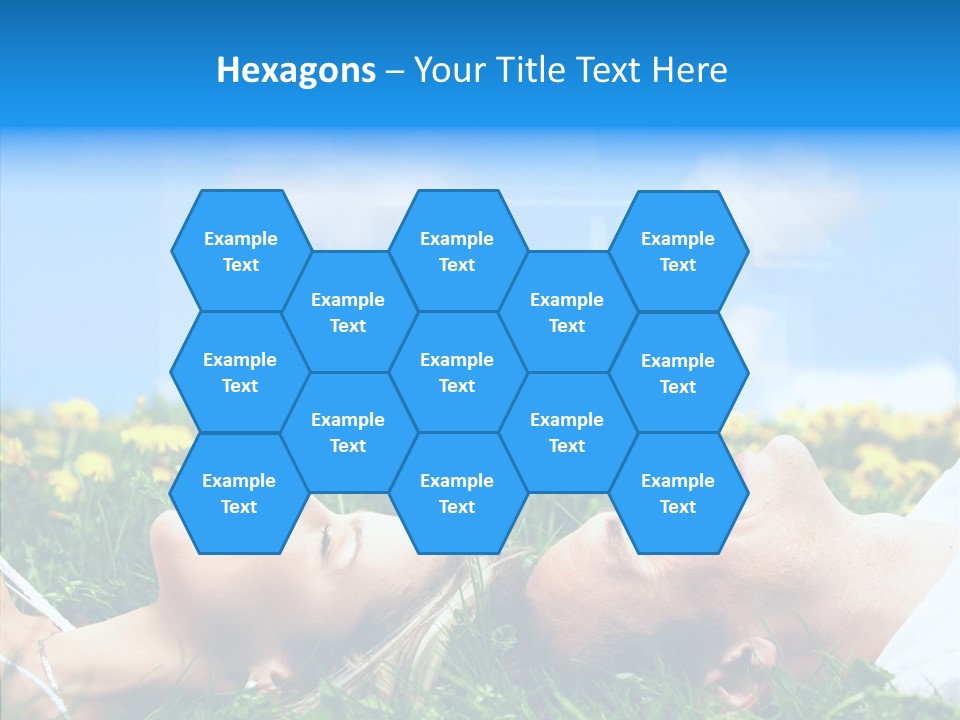 Finger Women Holding Hands PowerPoint Template