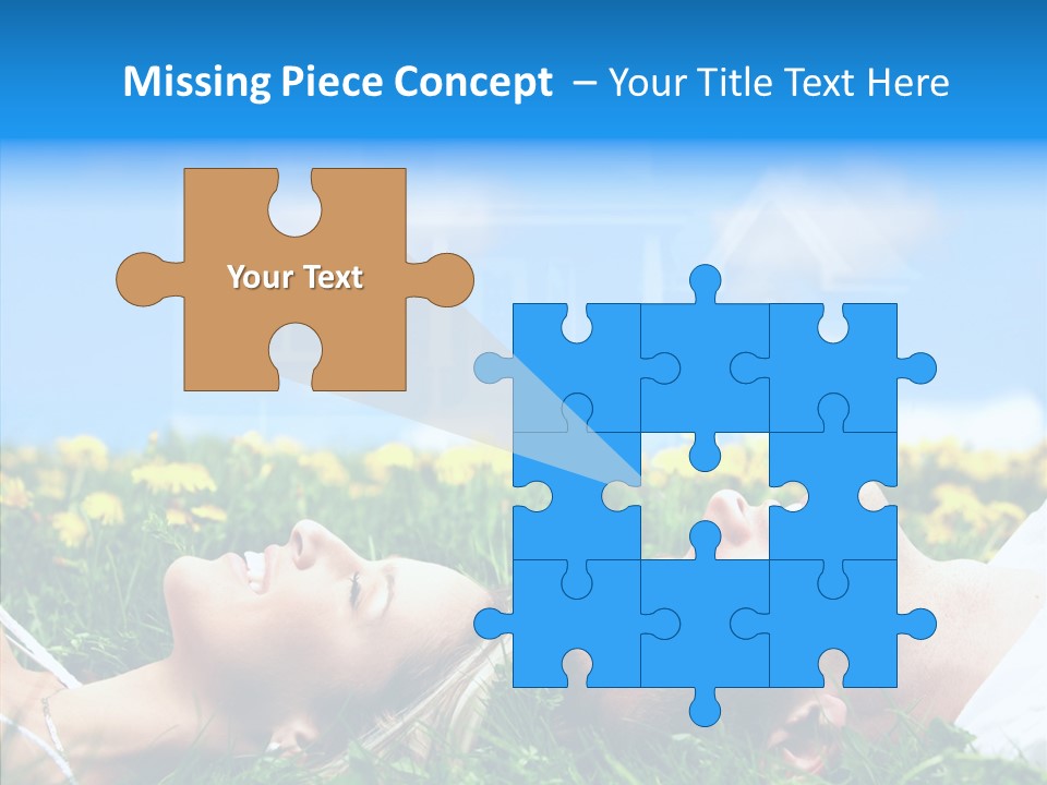 Finger Women Holding Hands PowerPoint Template