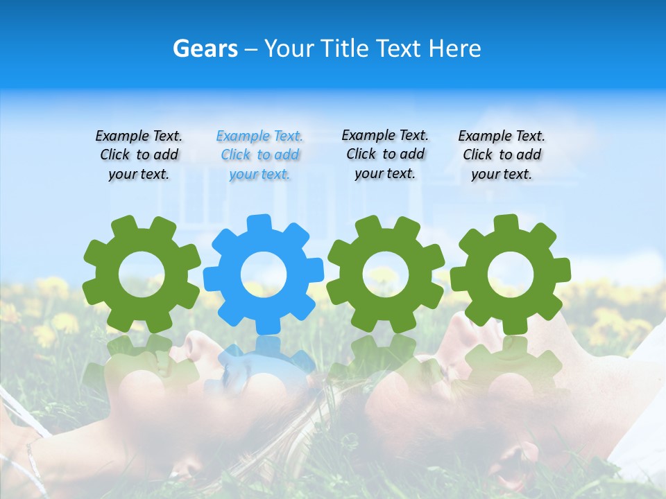 Finger Women Holding Hands PowerPoint Template