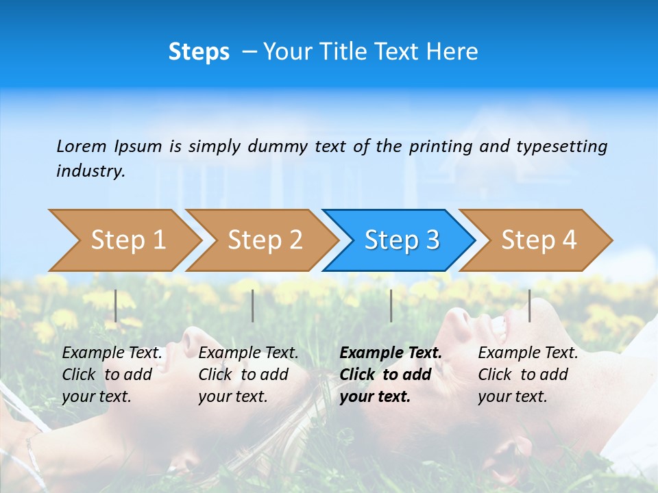 Finger Women Holding Hands PowerPoint Template
