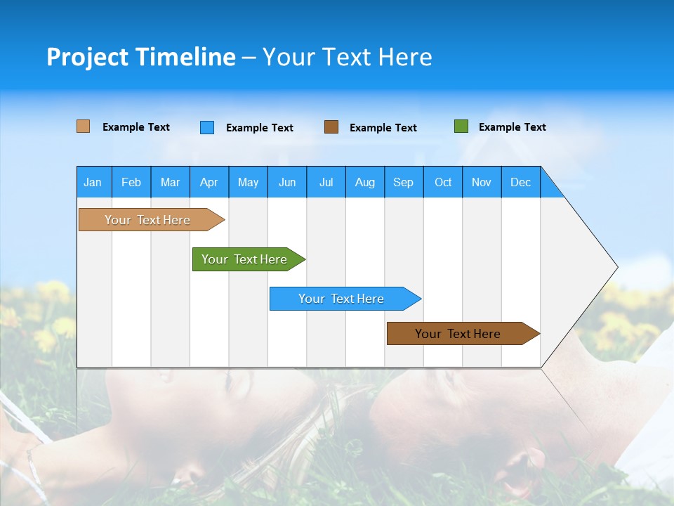 Finger Women Holding Hands PowerPoint Template