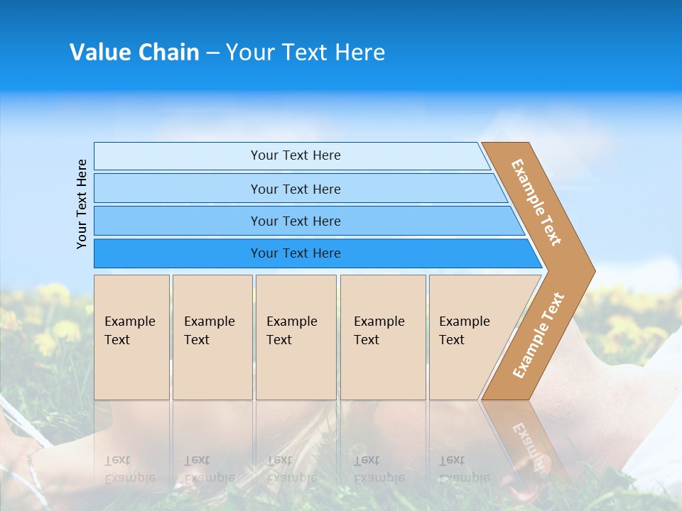 Finger Women Holding Hands PowerPoint Template