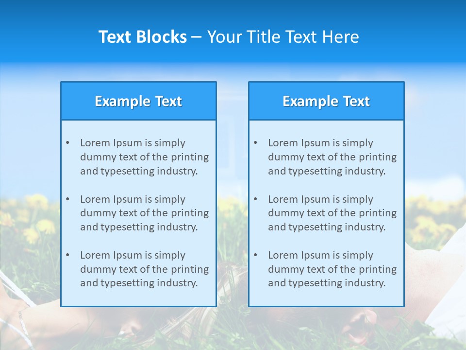 Finger Women Holding Hands PowerPoint Template