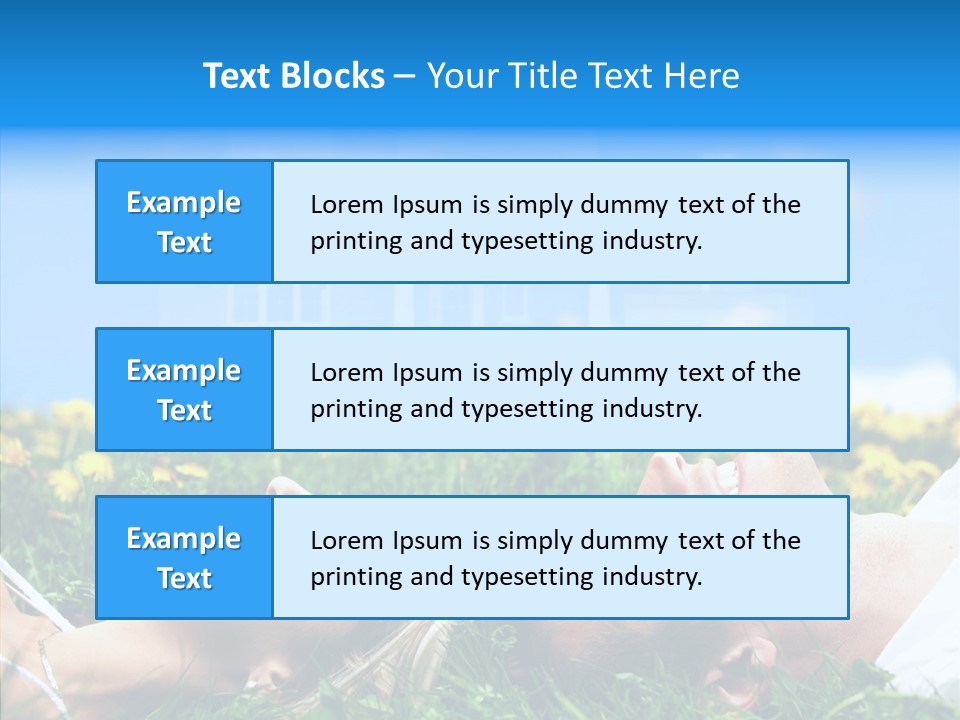Finger Women Holding Hands PowerPoint Template