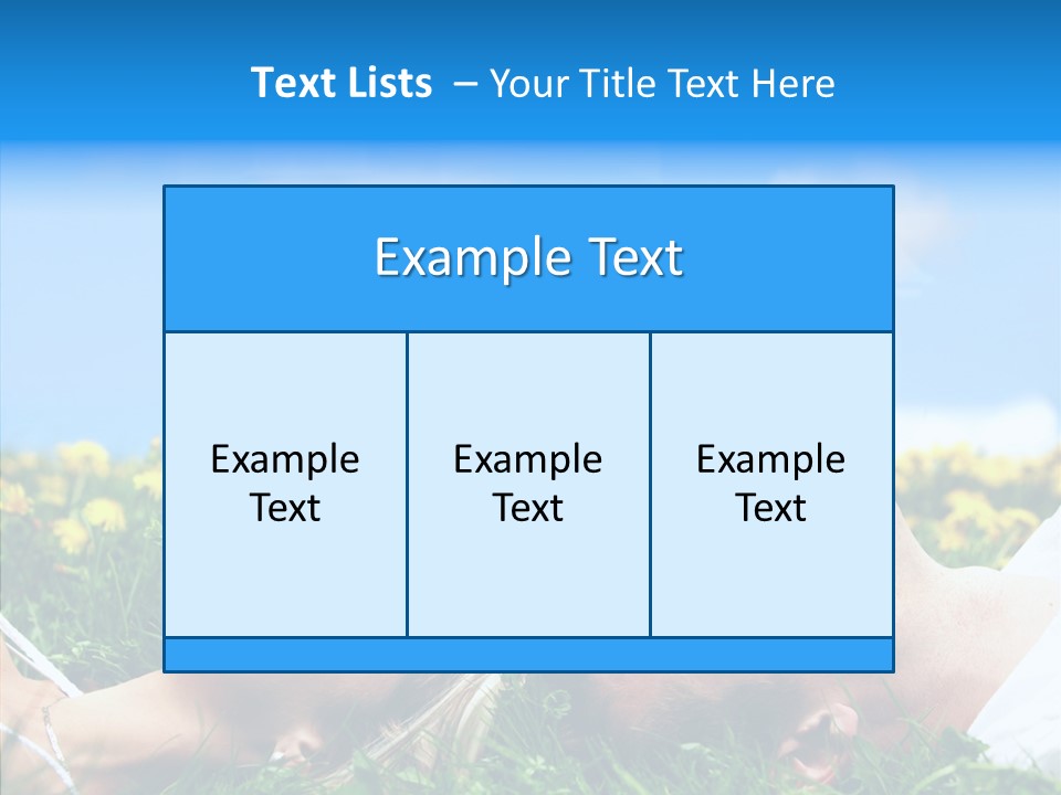 Finger Women Holding Hands PowerPoint Template